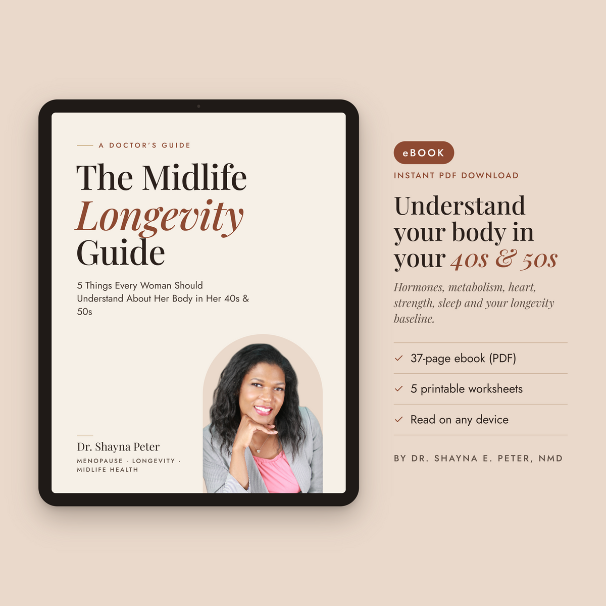 THE MIDLIFE LONGEVITY GUIDE: 5 Things Every Woman Should Understand About Her Body in Her 40s & 50s